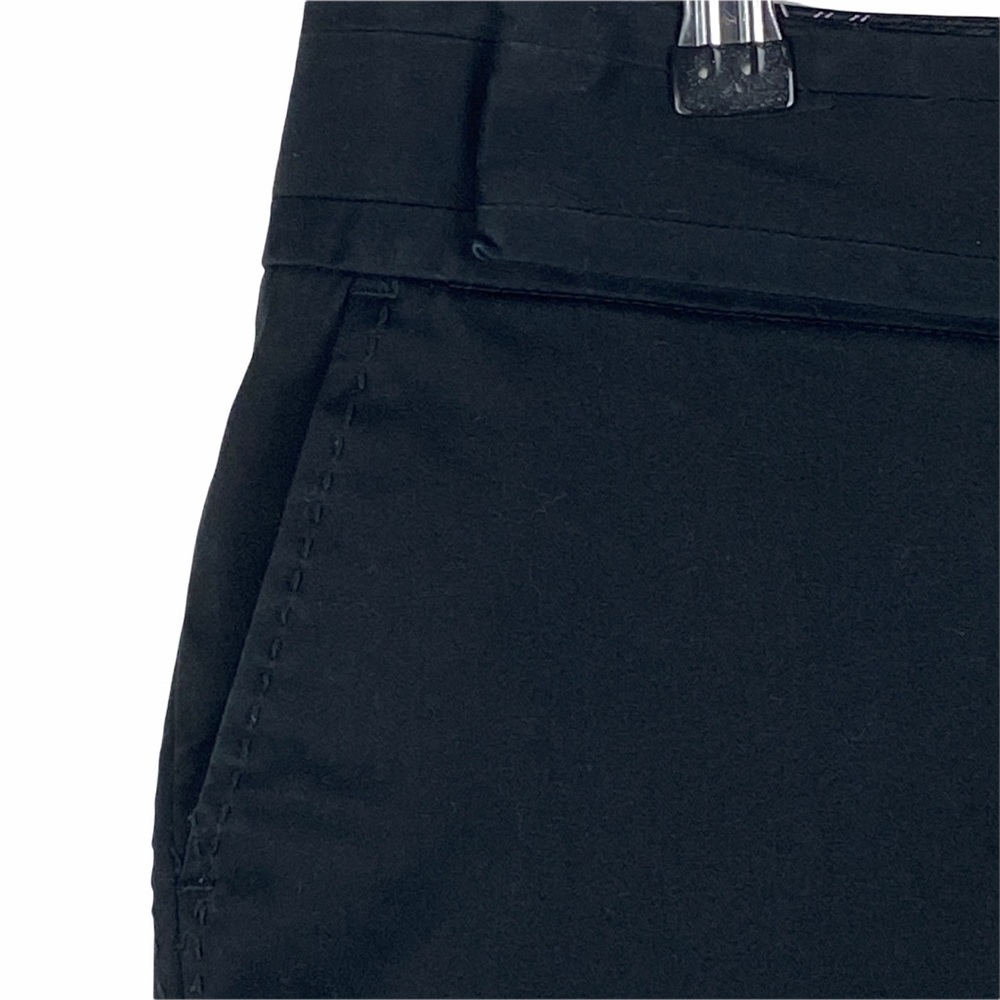Old Navy Black Capri Pants Women's 10 Mid Rise 4‎ Pocket - Picture 5 of 9